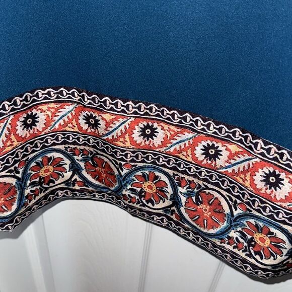 Women's Turquoise Kurti Top,Tunic length or midi dress Casual wear L NWOT - Picture 7 of 10